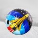 thumbnail image 5 of Tubo de nieve inflable de PVC de alta resistencia al aplastamiento para trineo al aire libre para niños Cohete redondo de 120 cm, 5 of 9