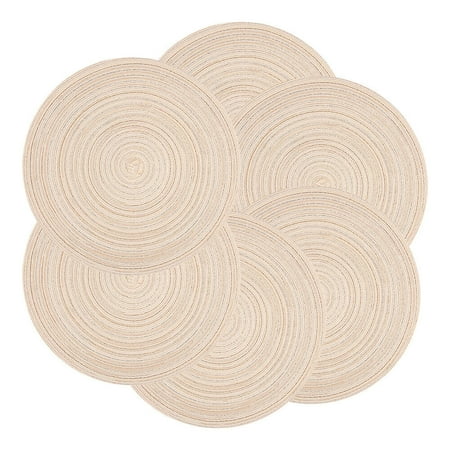 

4x Washable Placemats Non-Slip Heat Resistant Kitchen Dining Table Place Mats