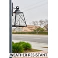 thumbnail image 2 of Kira Home Tundra 11.5" Modern 1-Light Outdoor Wall Lantern Porch Light + Clear Glass, Galvanized Gray Finish, 2 of 7