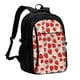 thumbnail image 1 of Fotbe Red Strawberry Mochila con Estampado y Puerto USB para Hombre y Mujer, Mochila Antirrobo, Mochila de Viaje, Mochila Escolar, Mochila Universitaria, 1 of 7