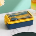 thumbnail image 1 of Huayishang Food Storage Box Adult Lunch Box 49OZ Leakproof Stackable Lunch Box Meal Prep For Dining Out Work Picnic School, 1 of 8