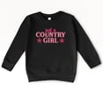 thumbnail image 5 of Just A Country Girl Stars Glitter/Puff Print - Toddler Graphic Sweatshirt, 5 of 11