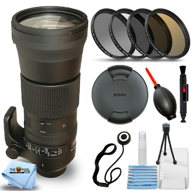 Sigma 150 600mm F 5 6 3 Dg Os Hsm Contemporary Lens Nikon F Pro Bundle Walmart Com Walmart Com