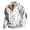 White, variant on Jackets for Men Western Aztec Ethnic Print Vintage Top Long Sleeve Shirt Stand Collar Button Down Pullover Coat Western Sweatwer for Men