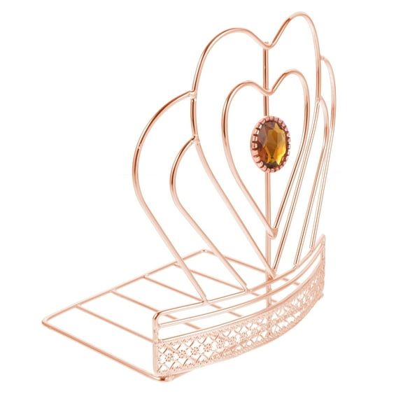 Golden Iron Bookends for Home Use Firm and Can Hold Books Without Moving 2 Pieces