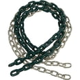 thumbnail image 2 of Swing Set Stuff Children's Coated Chain with SSS Logo Sticker, Green, 5 1/2', 2 of 3