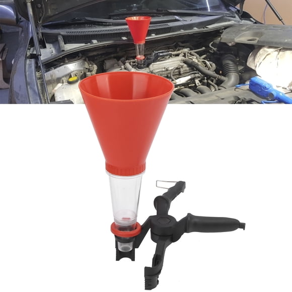 3PCS Engine Oil Funnel Kit, Engine Oil Filler Funnel, Universal Gas Can Funnel for Cars
