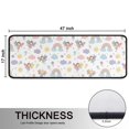thumbnail image 5 of Kitchen Rugs Sets Of 2,Pastel Fairy Rainbow Pattern Anti Fatigue Kitchen Mat Rugs Non Slip Washable,Decorative Kitchen Floor Mats for Kitchen,Sink,Laundry,17"x47"+17"x47", 5 of 5