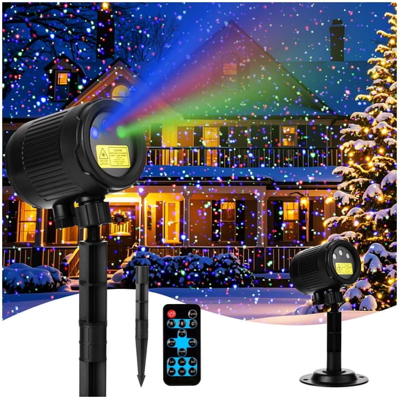 Proyector láser navideño Nazuwke Outdoor RGB 3 colores