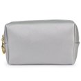 thumbnail image 1 of Bolsa de cosméticos para mujer, de poliuretano, portátil, cuadrada, impermeable, bonita bolsa de viaje para guardar artículos de aseo, 1 of 5