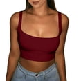 thumbnail image 1 of Women‘s Spaghetti Strap Crop Top, 1 of 4