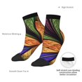 thumbnail image 6 of Fuzoiu Multicolored Beautiful Flower1 Print Adult Socks, Crew Moisture-wicking Socks, Unisex Cushion Crew Socks,Casual Sports Ankle Socks, 6 of 7