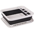 thumbnail image 4 of Collapsible Dish Drying Rack and Drainboard Set Portable Camp Dish Drainer Dinnerware Organizer Dish Rack Foldable Dying Dish Storage Rack for Kitchen Counter RV Camping Accessories, 4 of 5