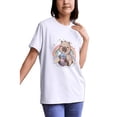 thumbnail image 2 of Playera Blanca Unisex Capibara Arcoíris, 2 of 4