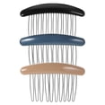 thumbnail image 2 of 3pcs de cabello lateral francés peine pein de plástico peine pein de peinan peinados peinados peinados peines peinados accesorios para mujeres para mujeres, 2 of 6