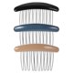 thumbnail image 2 of 3pcs de cabello lateral francés peine pein de plástico peine pein de peinan peinados peinados peinados peines peinados accesorios para mujeres para mujeres, 2 of 6