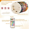 thumbnail image 5 of Yayeee Flameless Candles with Remote Flickering Battery Operated Multi Color Changing, Large Colorful Flowers, 5 of 7
