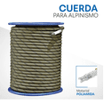 thumbnail image 2 of Cuerda de Alpinismo Verde Oliva Tendon 11 mm x 200 m Resistente y Estática, 2 of 5
