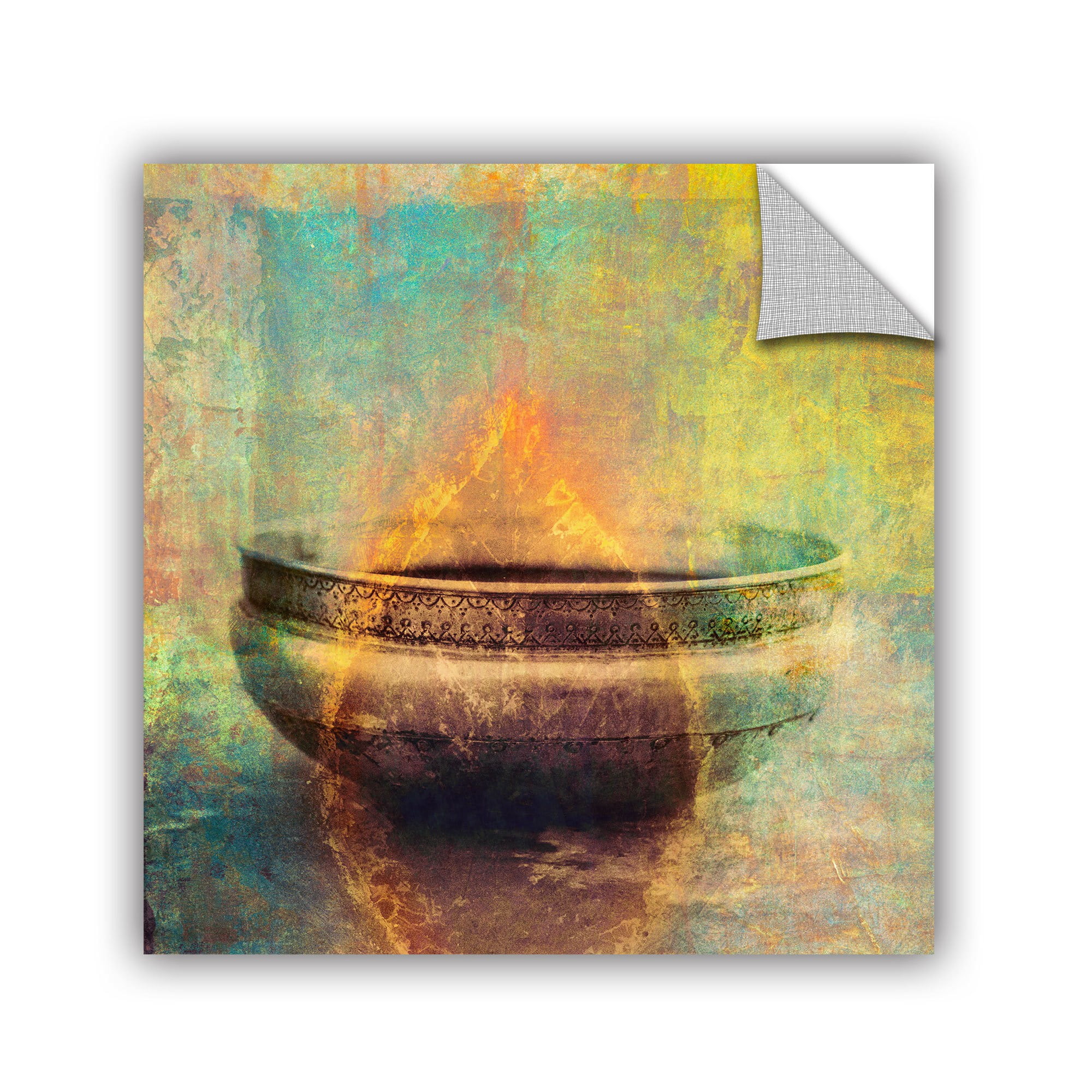 ArtAppealz Elena Ray "Weathered Bowl" Removable Wall Art