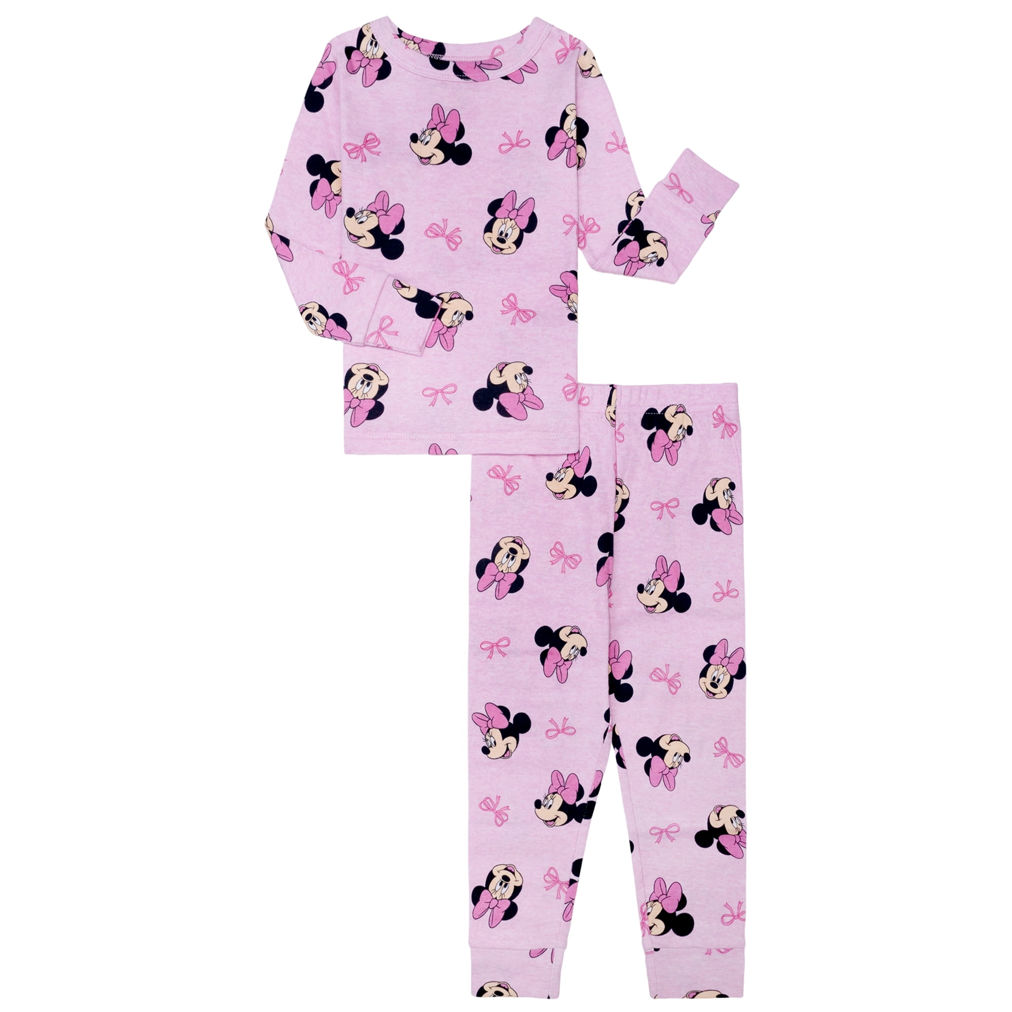 Character Toddler Long Sleeve Shirt and Pants Pajama Set, 2-Piece, Sizes 12M-5T