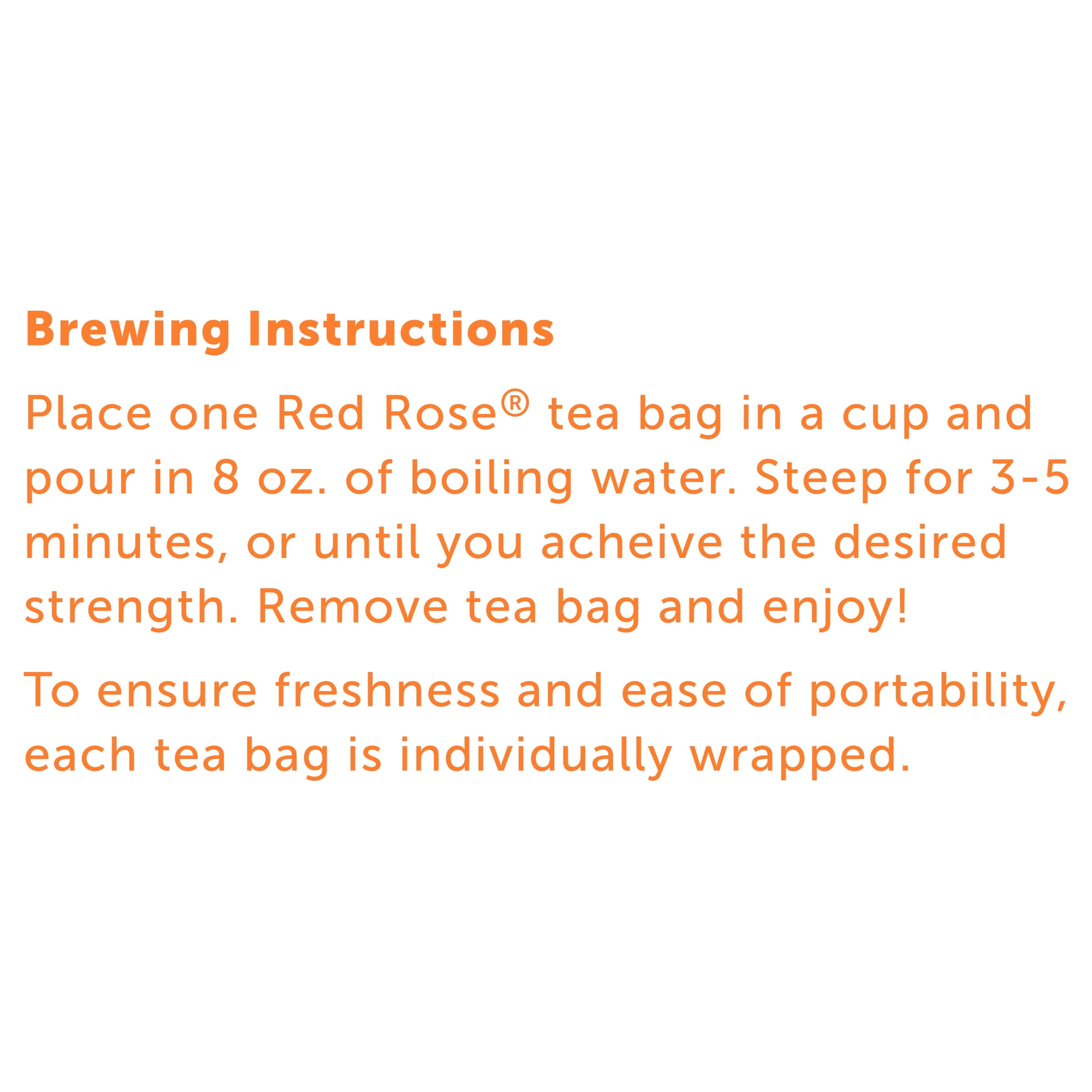 Red Rose Blossoms Turmeric Orange Blossom Herbal Tea with 18 Individually Wrapped Tea Bags Per Box (Pack of 6) Caffeine Free Brew Hot Naturally Flavored Herbal Tea