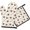 Pioneer Flower Floral Print Pattern-3, variant on Pioneer Flower Floral Print Pattern 1-Pack Oven Mitts Set, Heat Resistant Kitchen Gloves, 7.7" X 12"