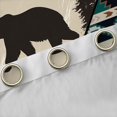 thumbnail image 4 of Homewish Farmhouse Bear Child Black Out Curtains, Western Tribal Aztec Curtains Pack of 2 (42x63 Each), Rustic Farmhouse Animal Bedroom Curtains, Black Out Curtains Decor, 4 of 6