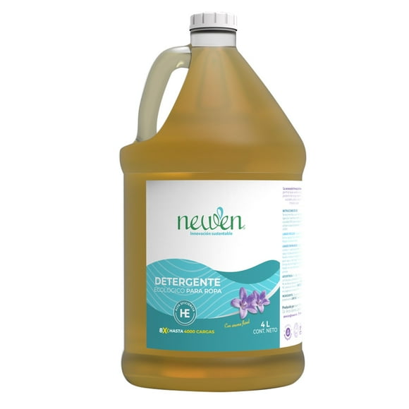Newen 4 Litros Detergente Biodegradable 400 Cargas + Envío