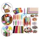 thumbnail image 5 of de manualidades, de tijera para proyectos de bricolaje, accesorios para y niñas, juguetes para de 4 5 6 7 11 50 piezas 50 piezas de palo SM SunniMix Proyecto de arte artesanal, 5 of 8