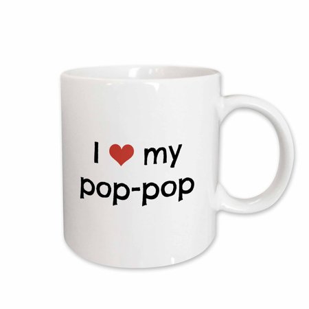 

3dRose I love my pop pop Ceramic Mug 15-ounce