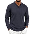 thumbnail image 5 of jjayotai Shirts for Men Long Sleeve Collared Golf Shirt with Pocket Moisture Wicking Quick Dry Performance s, 5 of 6