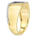 thumbnail image 3 of Everly Men's Onyx 10K Yellow Gold Engagement Ring, 3 of 8