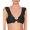 Black, variant on Robin Piccone Women's Ava Ruffle Bikini Top, Black, X-Small
