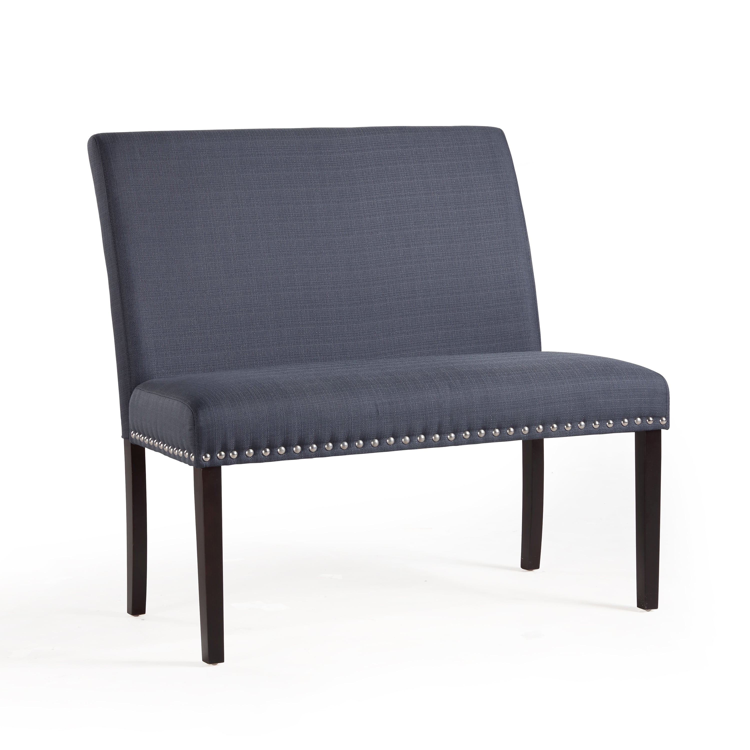 DHI Nice Nailhead Upholstered Dining Banquette Multiple Colors