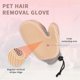 thumbnail image 3 of Guantes para el cuidado de mascotas: cepillo de doble cara para una muda suave y una eliminación eficaz del pelo, color rosa, 3 of 5