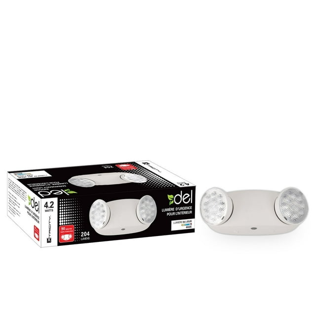Xtricity LED 2 head indoor emergency light 2.1w head 204 lumens