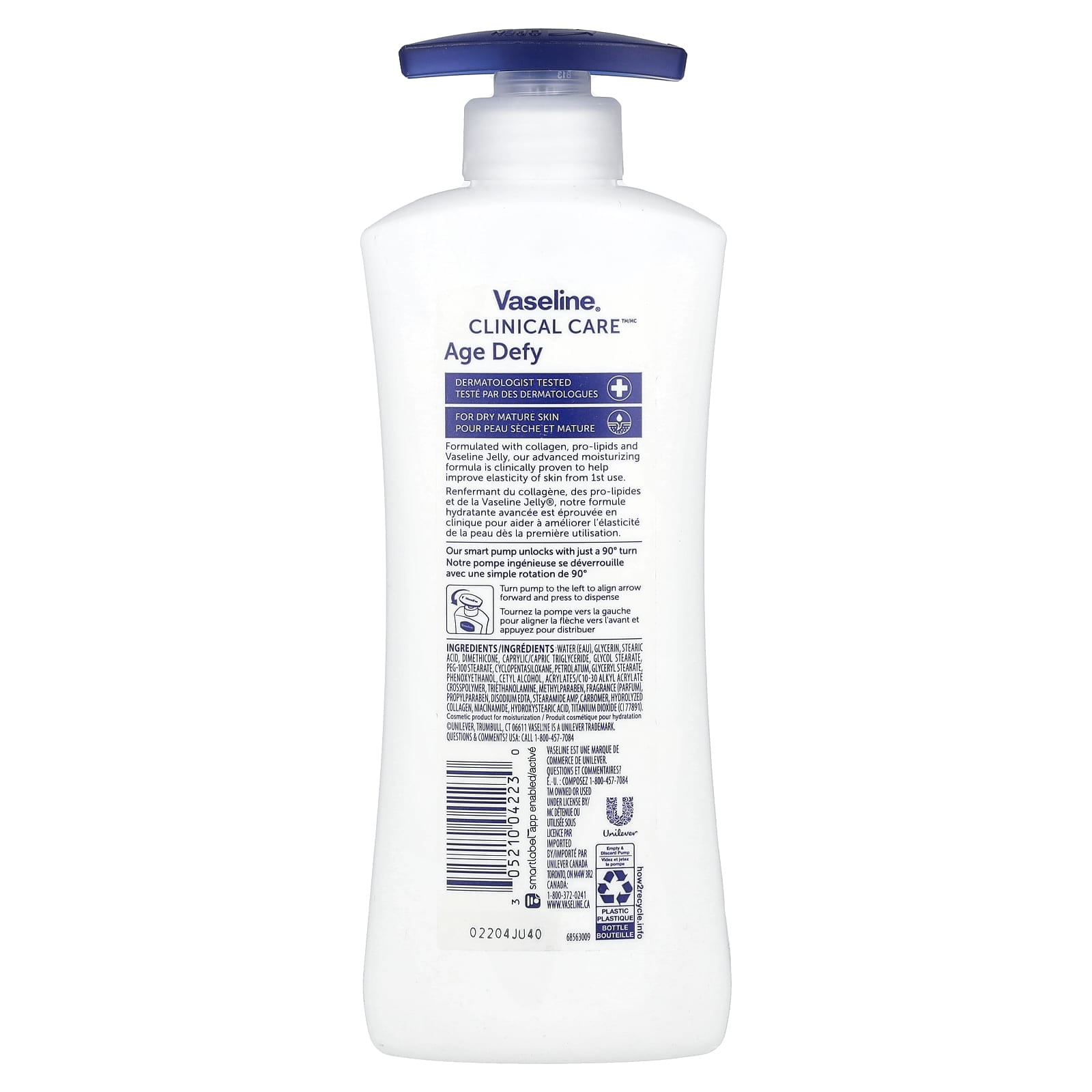 Vaseline, Clinical Care, Age Defy Body Lotion, 13.5 fl oz Pack of 2