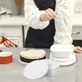 thumbnail image 2 of NUOLUX 6Pcs Cake Round Base Boards White 20.50X20.50X1.20Cm For Wedding And Birthday Party, 2 of 8