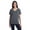 CHARCOAL FLECK, variant on Threadfast Apparel Ladies' Triblend Fleck Short-Sleeve V-Neck T-Shirt - 203FV
