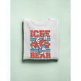 thumbnail image 3 of Bear Paws - Cool And Bold ICEE Vintage Style Men's Sweatshirt, 3 of 4