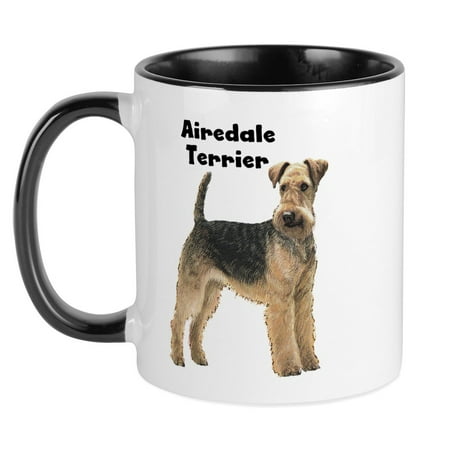 

CafePress - Airedale Terrier Mug - Ceramic Coffee Tea Novelty Mug Cup 11 oz