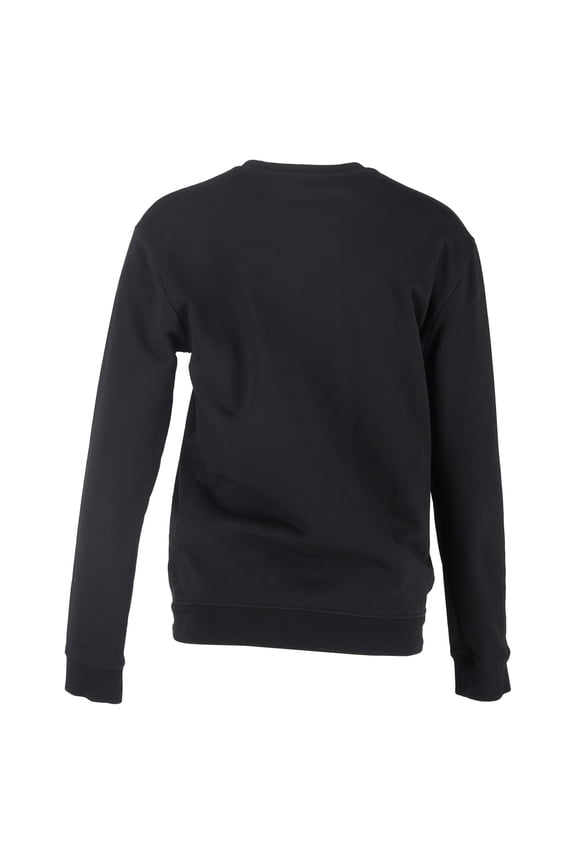 Pre-Owned MCQ Velvet Logo Jumper in Black Cotton