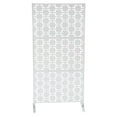 thumbnail image 2 of Miumaeov Outdoor Privacy Screens Decorative Privacy Screen with Stand Free Standing Decor Metal Privacy Screen for Balcony Patio Garden Backyard Porch Metal Divider, 2 of 11