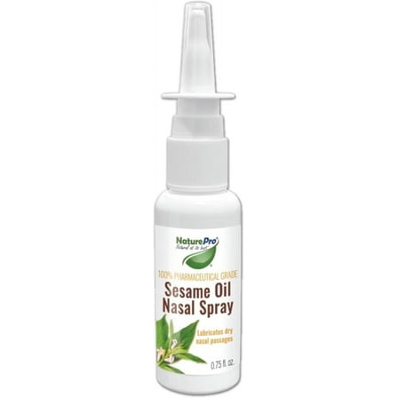 NaturePro Alcohol-Free Sesame Oil Nasal Spray, 0.75 fl oz