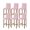 Pink, variant on Pink Bar Stool Covers Set of 6, Grid Checkered Plaid Gingham Lattice Trellis Stretch Washable Bar Chair Covers with Backs, Removable Pub Counter Height Chair Cover for Kitchen Dining Room Cafe