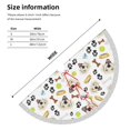 thumbnail image 6 of Christmas Tree Skirt, Labrador Retriever Dog Tennis Christmas Tree Decorations Indoor, Tree Skirts Mat With Tassel Trim for Halloween New Year Holiday Christmas Party Decor 30 Inches, 6 of 7