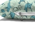 thumbnail image 4 of Underwater Pet Bed, Cartoon Seahorse Cuttlefish Octopus and Shark, Chew Resistant Pad for Dogs and Cats Cushion with Removable Cover, 24" x 39", Blue Multicolor, by Ambesonne, 4 of 4