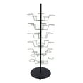 thumbnail image 6 of Modern 30 Hats Steel Hat Display Rack with 6-Tier Black Free Standing Display Hat Holder, 6 of 24