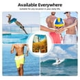 thumbnail image 6 of Uemuo Clear Sky Sunflower Pattern Mens Swim Trunks Quick Dry Board Shorts with Mesh Lining, Stretch Beach Shorts Quick Dry No-Chafing Board Shorts-Medium, 6 of 9