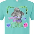 thumbnail image 4 of Inktastic Panama City Beach Florida Cute Swimming Manatee T-Shirt, 4 of 5